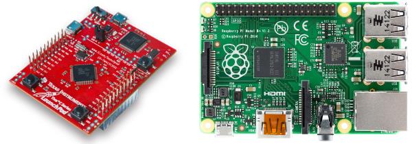 Launchpad TI et Raspberry