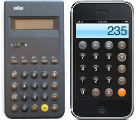 Braun vs iPhone calculators