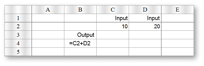 Programming with a spreadsheet