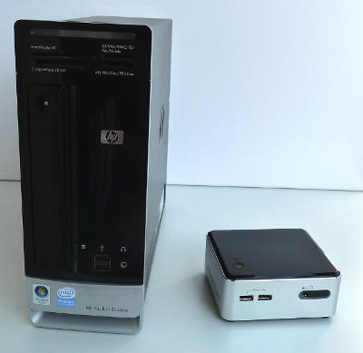 Nuc vs HP Slimline compact